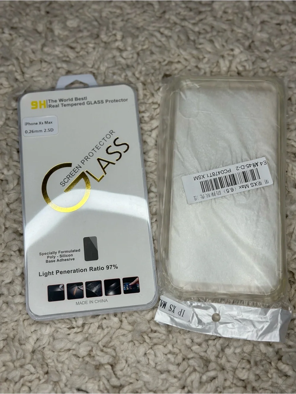 Phone Case & Glass Screen Protector - iPhone XS Max